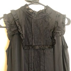 Victorian Inspired Satin Mourning Dress